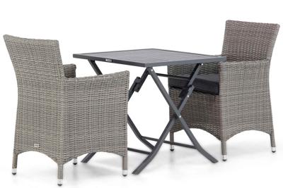Garden Collections Dublin/Nicola 70 cm dining tuinset 3-delig Garden Collections Dublin/Nicola 70 cm dining tuinset 3-delig