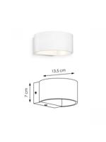 Home sweet home LED wandlamp Lounge Ø 13,4 cm - wit - thumbnail