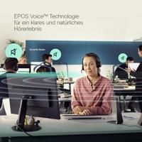 EPOS Impact 1030 On Ear headset Bluetooth Mono Zwart Headset, Mono Computer - thumbnail