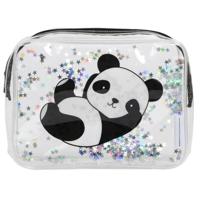 A Little Lovely Company toilettas Panda junior 1,5 liter PVC zwart - thumbnail