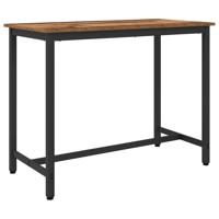 Tafel Oudhout 100 x 50 x 76,5 cm Engineered hout en staal - thumbnail