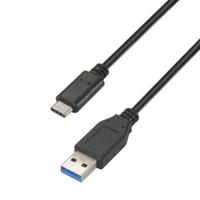 AISENS A107-0060 USB 3.1 kabel (10 Gbit/s, 3 A, 1 m, voor mobiele telefoon en tablet), zwart - thumbnail