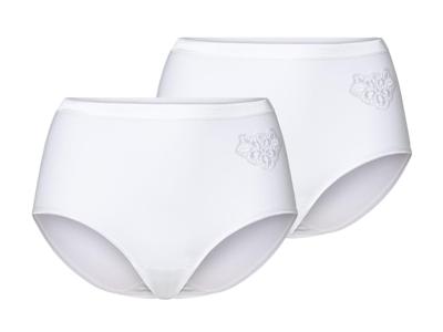 esmara 2 Dames onderbroeken (Wit, M (40/42))