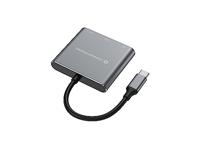 Conceptronic DONN18G notebook dock & poortreplicator Bedraad USB 3.2 Gen 1 (3.1 Gen 1) Type-C Grijs - thumbnail