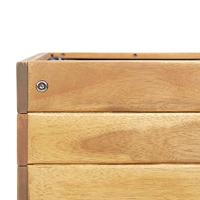 Plantenbak verhoogd 78,5x58,5x78,5 cm massief acaciahout - thumbnail