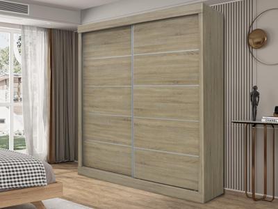 Kledingkast MIKODU 2 schuifdeuren sonoma Kledingkast MIKODU 2 schuifdeuren sonoma