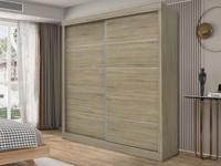 Kledingkast MIKODU 2 schuifdeuren sonoma - thumbnail