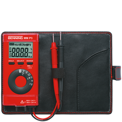 Benning Multimeter | 0,1 mV-600 V AC/DC | RMS | 1 stuk - 044084 - 044084