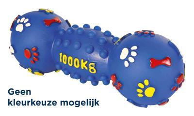 TRIXIE VINYL HALTER MET GELUID ASSORTI 25 CM 3 ST