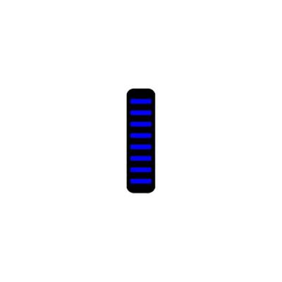 RRP Proguard cable tie - front - sticker - mini - blue