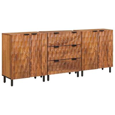 Dressoir Acacia Bruine Afwerking Massief Mango Hout