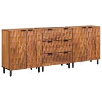 Dressoir Acacia Bruine Afwerking Massief Mango Hout - thumbnail