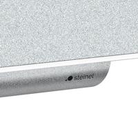 Steinel LED AUSSENLEUCHTE L 820 SC SI 087579 LED-buitenlamp met bewegingsmelder (wand), LED-huisnummerlamp met bewegingsmelder Zonder 9.8 W LED Zilver - thumbnail