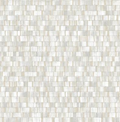 Dutch Wallcoverings Artisan Small Metallic Wood - Grey/Silver