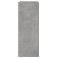 Dressoir 60x31x84 cm bewerkt hout betongrijs - thumbnail