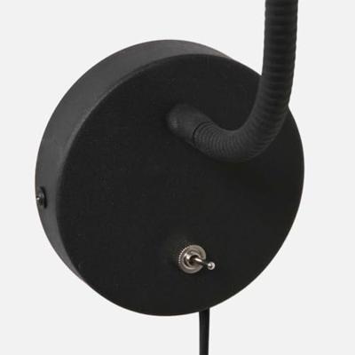 Mexlite Wandlamp Upround incl. GU10 LED zwart Mexlite Wandlamp Upround incl. GU10 LED zwart