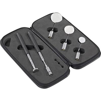 TOOLCRAFT 816419 Inspectiespiegelset 5-delig met LED-verlichting