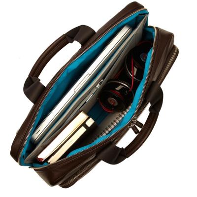 Knomo Newbury notebooktas 38,1 cm (15") Aktetas Bruin