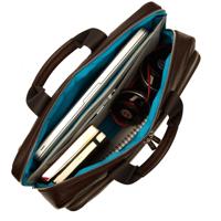 Knomo Newbury notebooktas 38,1 cm (15") Aktetas Bruin - thumbnail