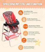 Moderne poppenstoel - Confetti Pink - thumbnail