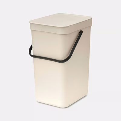 Brabantia Sort & Go afvalemmer 12 liter Soft Beige Brabantia Sort & Go afvalemmer 12 liter Soft Beige
