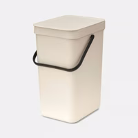 Brabantia Sort & Go afvalemmer 12 liter Soft Beige - thumbnail
