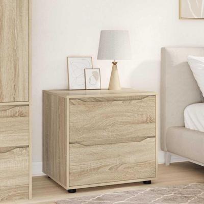 Opbergkast Sonoma Eiken 60 x 48 x 57 cm Bewerkt hout Opbergkast Sonoma Eiken 60 x 48 x 57 cm Bewerkt hout