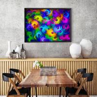 Abstract Neon Feathers Puzzel 1000 Stukjes - thumbnail