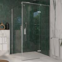 Ben Meteora douchecabine rechtsdraaiend incl. antikalk 120x140x200cm chroom - thumbnail