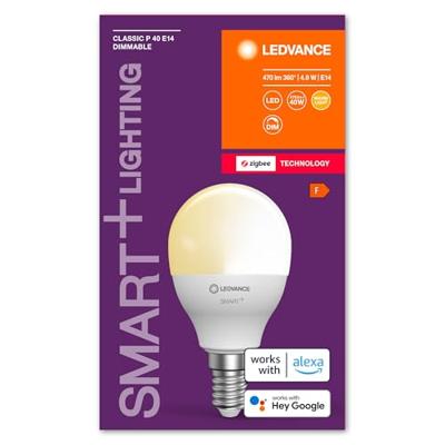 LEDVANCE 4058075729100 LED-lamp Energielabel F (A - G) E14 Kogel 4.9 W = 40 W Warmwit (Ø x h) 47 mm x 47 mm 1 stuk(s) LEDVANCE 4058075729100 LED-lamp Energielabel F (A - G) E14 Kogel 4.9 W = 40 W Warmwit (Ø x h) 47 mm x 47 mm 1 stuk(s)