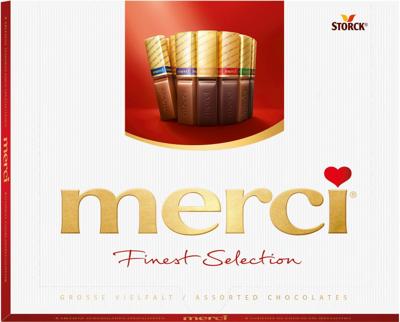 Chocolade merci finest selection 250gr | 10 stuks