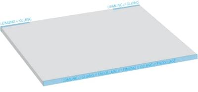 Sigel World Map HO560 Bureau onderlegger Blanco Meerdere kleuren (b x h) 595 mm x 410 mm