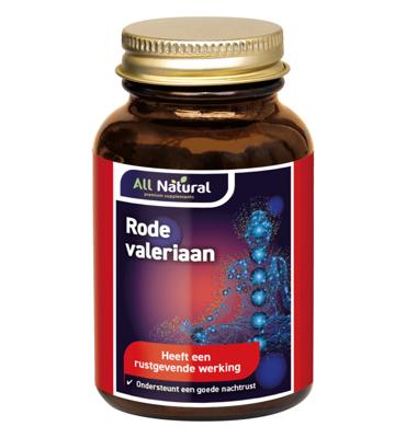All Natural Rode valeriaan 100 Dragees