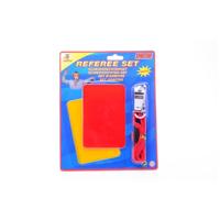 Sports Active Metalen Scheidsrechtersfluitje met 2 Kaarten - thumbnail