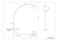 Trio BooglampMansur zwart - 419200141 - thumbnail