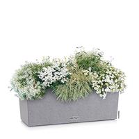 LECHUZA Jardiniere - Balconera steen 50 - 50×19×19 cm - Complete set - Steengrijs - 8 L - thumbnail