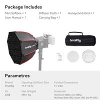 SmallRig 4358 RA-D30 mini Parabolic Softbox - thumbnail