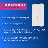 REV 0082420103 Complete set voor Draadloze deurbel - thumbnail