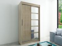 Kast ROMANE 2 schuifdeuren 100 cm sonoma - thumbnail