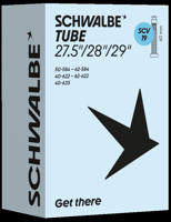 Schwalbe Tube (scv19) - 29/28/27.5&apos;&apos; (40/62-584/635) - click valve - thumbnail