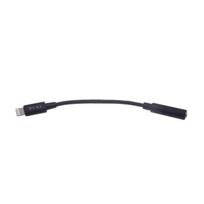 Boya BY-K3 3.5mm Female TRRS to Male lightning adapter cable
