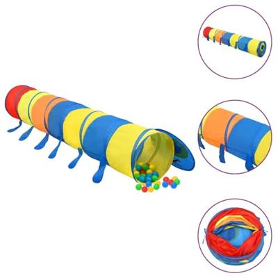 VidaXL Kinderspeeltunnel 245 cm polyester meerkleurig