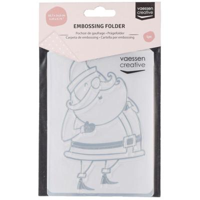 Vaessen Creative • embossing folder kerstman