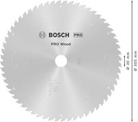 Bosch Accessories Bosch Power Tools 2608837744 Cirkelzaagblad 305 x 30 mm Aantal tanden: 96 1 stuk(s) - thumbnail