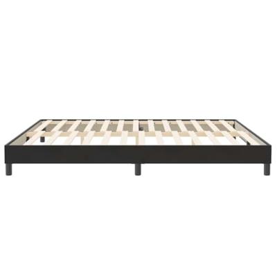Boxspringbed zonder matras 200x210 cm fluweel zwart