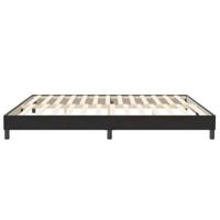 Boxspringbed zonder matras 200x210 cm fluweel zwart - thumbnail