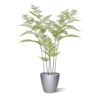 Bosvaren kunstplant XL 140cm - thumbnail