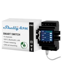 Shelly Shelly Pro 4PM DIN-railrelais Bluetooth, WiFi Shelly - thumbnail