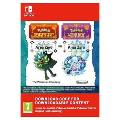 AOC Pokemon Scarlet/Violet Expansion Pass Hidden Treasure of Area Zero DLC (extra content)