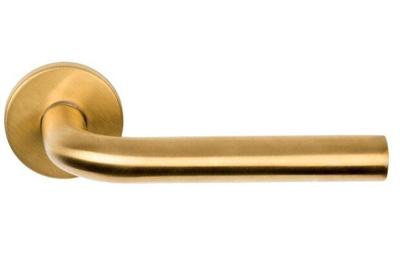 Formani Basics LB3-19 EN1906/3 deurkruk geveerd op rozet - PVD mat goud